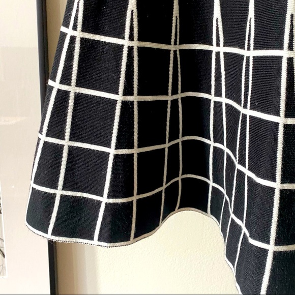 Anthropologie B&W Winter Mini Skirt - Picture 4 of 6